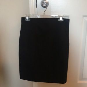 Banana Republic black pencil skirt.